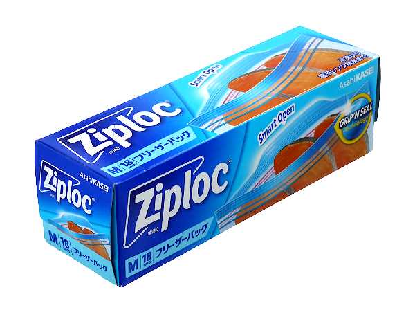 他サイト： ジップロック フリーザーバッグ Mサイズ 18枚入の商品画像