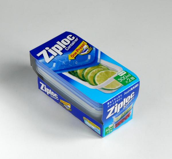 他サイト： 保存容器 Ziploc コンテナー 長方形 容量300ml 2個入の商品画像