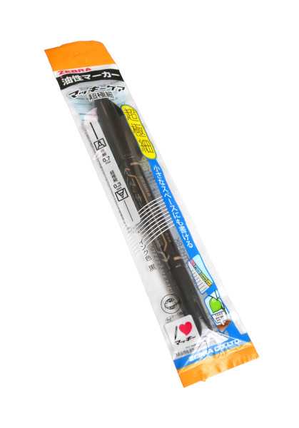 他サイト： 油性マーカー マッキーケア 超極細 黒 (100円ショップ 100円均一 100均一 100均)の商品画像