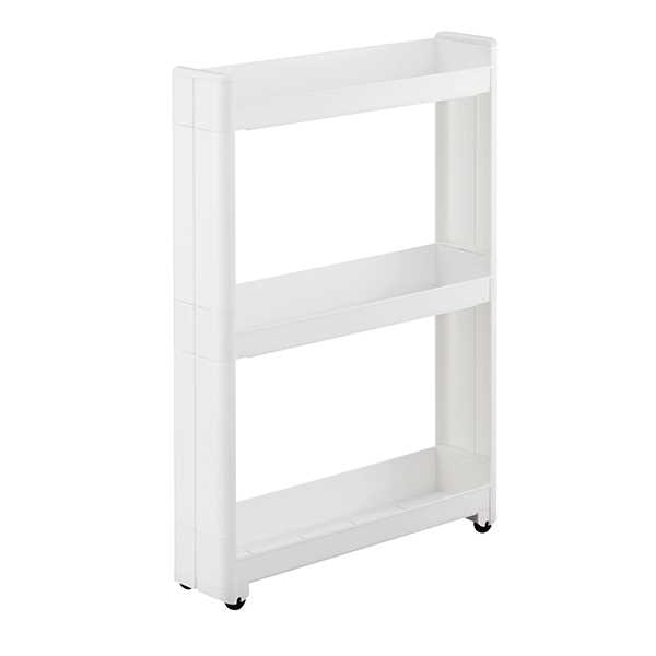 他サイト： スマートワゴン Fit 3段 オープンタイプ コロ付 幅12.5×奥行55×高さ76.2cmの商品画像