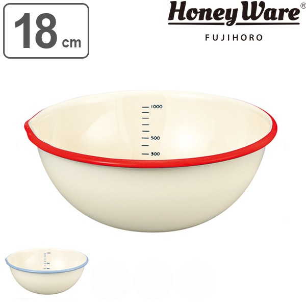 ボウル 18cm ホーローボール 富士ホーロー Honey Ware ハニーウェア 片口ボール ボール ホーローボウル 琺瑯ボウル 琺瑯ボール ほうろの通販はau Pay マーケット インテリアパレット