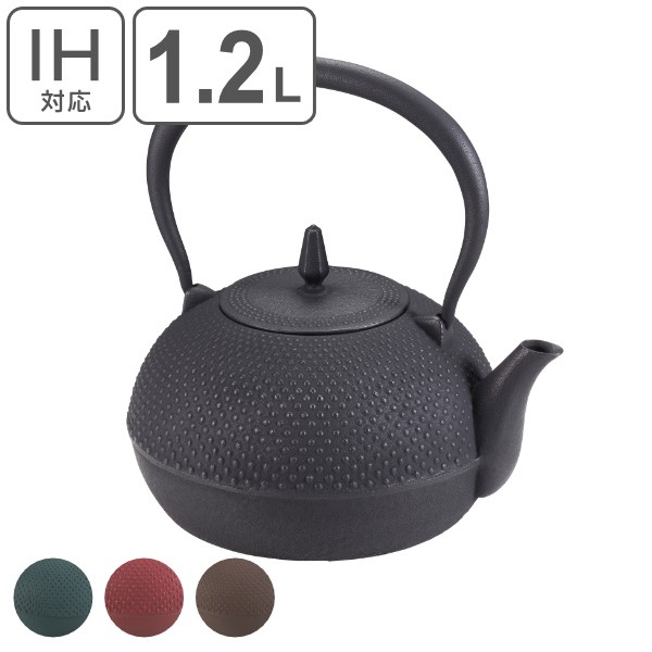 南部鉄器 壱鋳堂 鉄瓶 刷毛目 hakeme 1L W18 D15 H20 cm ： Amazon・楽天・ヤフー等の通販価格比較 [最安値.com]