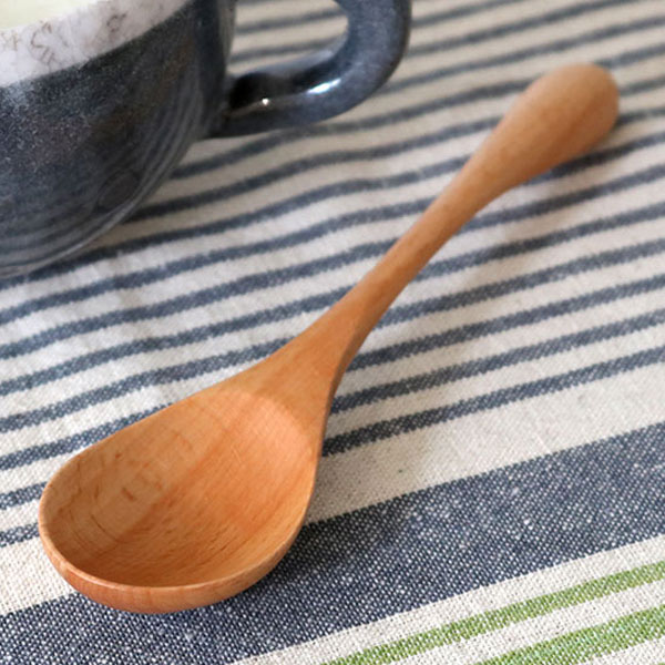 スプーン 木 長さ17cm L Knob 木製 カトラリー 食器 木製スプーン