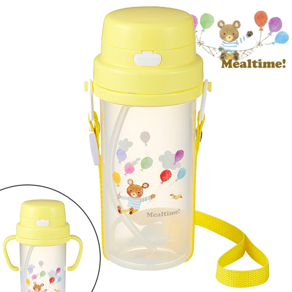 他サイト： ベビー用ストローボトル ミールタイム 370ml 2WAY ハンドル付き ベビー用 子供用 キャラクター ( ストローマグ 両手の商品画像