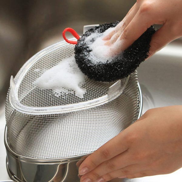 他サイト： シンクみがき シンク洗いタワシ シンククリーナー ( 掃除 キッチン たわし タワシ 台所 シンク磨き キッチン清掃 シンク洗いの商品画像