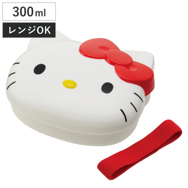 他サイト： お弁当箱 ダイカットランチボックス ハローキティ 300ml 子供用 ( キティ キャラクター ランチボックス レンジ対応 一段の商品画像