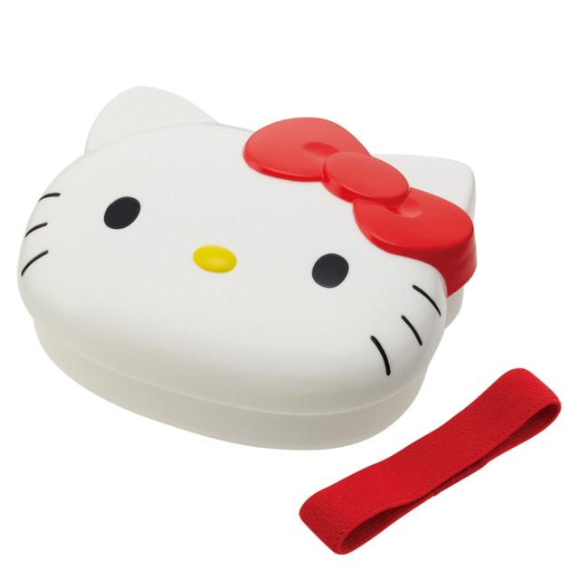 他サイト： お弁当箱 ダイカットランチボックス ハローキティ 300ml 子供用 ( キティ キャラクター ランチボックス レンジ対応 一段の商品画像