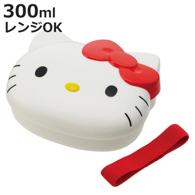 他サイト： お弁当箱 ダイカットランチボックス ハローキティ 300ml 子供用 ( キティ キャラクター ランチボックス レンジ対応 一段の商品画像