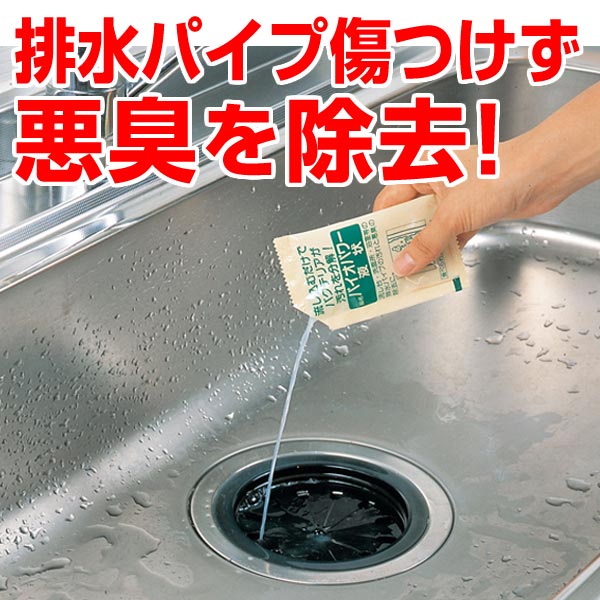 他サイト： 排水管 洗浄 バイオパワー液状 排水パイプ用 ( 掃除 洗浄剤 排水管洗浄液 排水口 排水口洗剤 キッチン シンク 消臭剤 消臭の商品画像