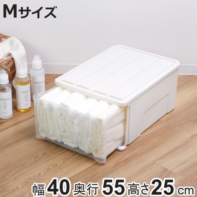 他サイト： 収納ケース たっぷり収納 衣装ケース 引き出し プラスチック 55M 幅40×奥行55×高さ25cm ( 収納 ケース クローゼの商品画像