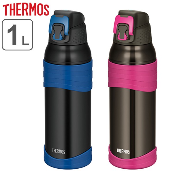 水筒 サーモス Thermos 真空断熱スポーツボトル Fjc 1000 1l ブラックブルー 1リットル ステンレス スポーツドリンク対応 スポの通販はau Pay マーケット リビングート