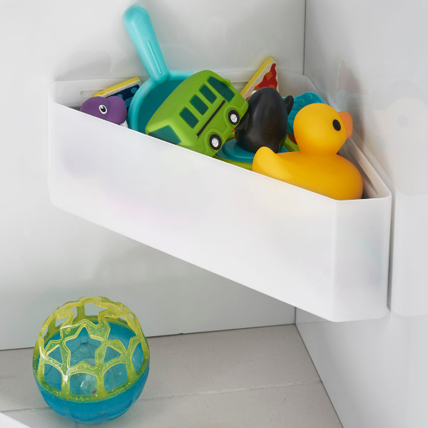 他サイト： 山崎実業 MIST マグネットバスルームコーナーおもちゃラック ミスト ( 4903208045988 コーナーラック 磁石 おの商品画像