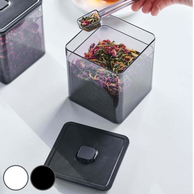 他サイト： 山崎実業 tower スプーン付き バルブ付き密閉保存容器 タワー ( 4903208054652 保存容器 500ml 密閉 の商品画像