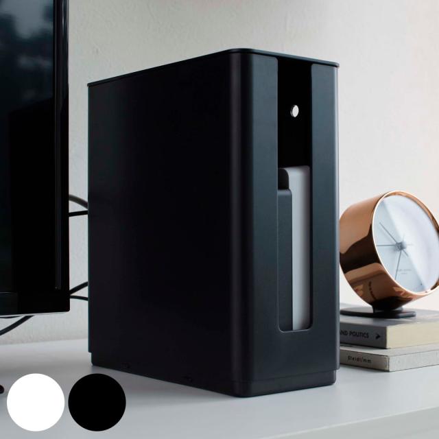 他サイト： ルーター収納 山崎実業 smart 重ねられるスリム蓋付きルーター収納ケース スマート ( 4903208049139 ルーターの商品画像