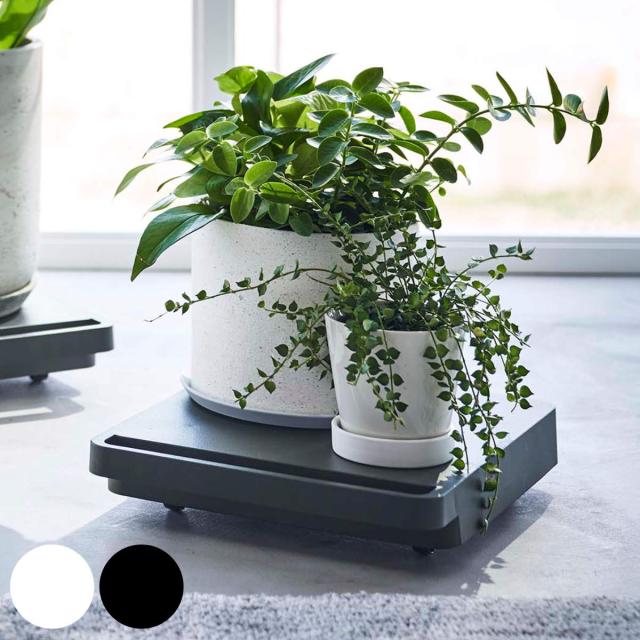 他サイト： 山崎実業 tower 自立する台車 タワー 正方形 ( 4903208054553 タワーシリーズ 台車 キャスター付き プランの商品画像