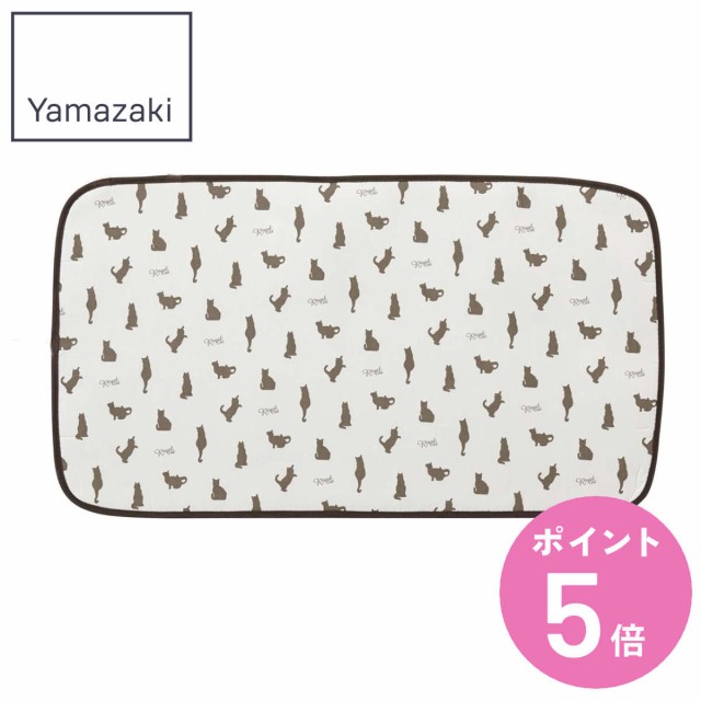 他サイト： くるくるアイロンマット ネコ ( プレスマット アイロン掛け シート 山崎実業 収納 便利グッズ 猫 ねこ コンパクト アイロンの商品画像