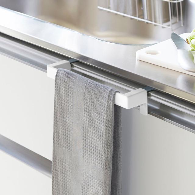 他サイト： 山崎実業 Plate タオルハンガーバー プレート ( 4903208047487 プレートシリーズ タオルバー ふきん掛け タの商品画像