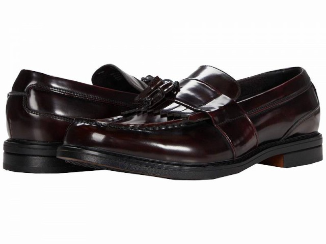 mens perforated leather loafers