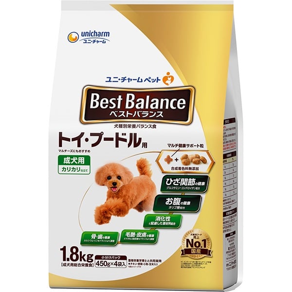 他サイト： 【SALE】ベストバランス カリカリ仕立て トイ・プードル用 1.8kgの商品画像