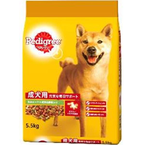 他サイト： ペディグリー 成犬用 旨みビーフ&緑黄色野菜入り 5.5kgの商品画像