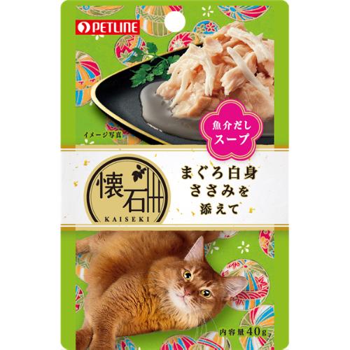 他サイト： 懐石レトルト パウチ まぐろ白身 ささみを添えて 魚介だしスープ 40g×12コの商品画像