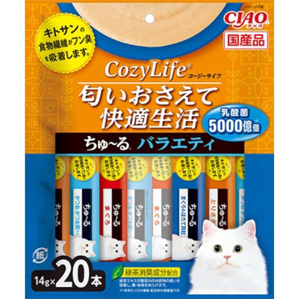 他サイト： チャオ コージーライフ ちゅ〜る バラエティ 14g×20本 [ちゅーる]の商品画像
