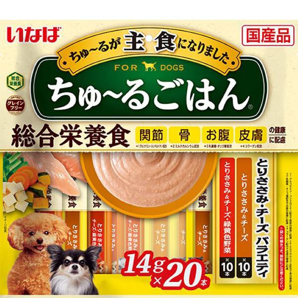 他サイト： いなば ちゅ〜るごはん とりささみ・チーズバラエティ 14g×20本 [ちゅーる]の商品画像