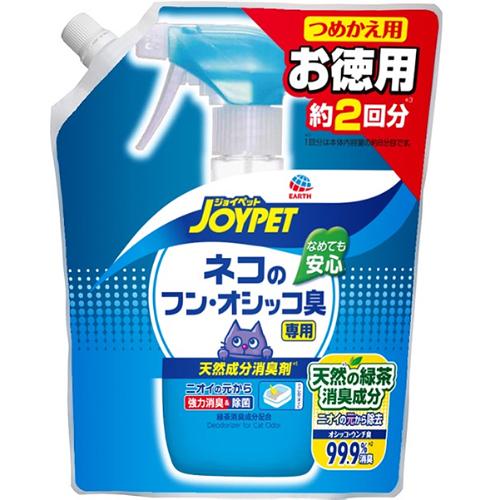 他サイト： 天然成分消臭剤 ネコのフン・オシッコ臭専用 つめかえ用 お徳用 450mlの商品画像