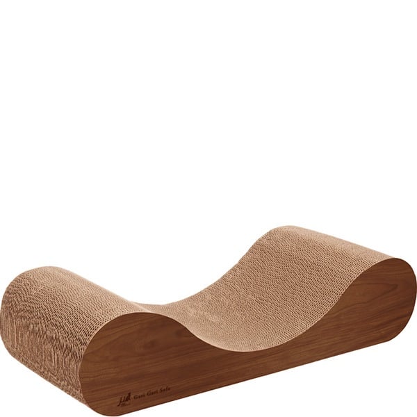 他サイト： ガリガリソファ スクラッチャー インテリア ダルブラウン×ミルベージュの商品画像