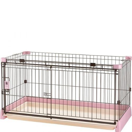 他サイト： もっとお掃除簡単ペットサークル 120-60 ライトピンクの商品画像