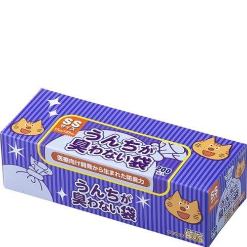 他サイト： BOS ネコ用 うんちが臭わない袋 箱型 SS 200枚の商品画像