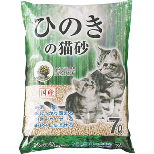 他サイト： 【SALE】ひのきの猫砂 7Lの商品画像