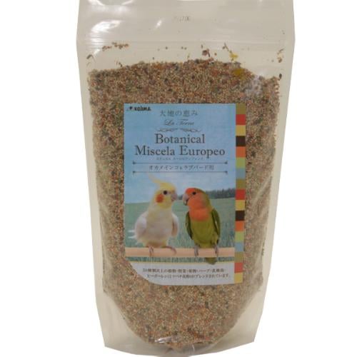 他サイト： 【SALE】大地の恵み ボタニカルヨーロピアンブレンドオカメインコ&ラブバード用 800gの商品画像
