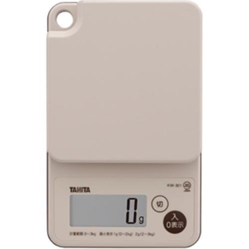 他サイト： 防水クッキングスケール アイボリー KW301IVの商品画像