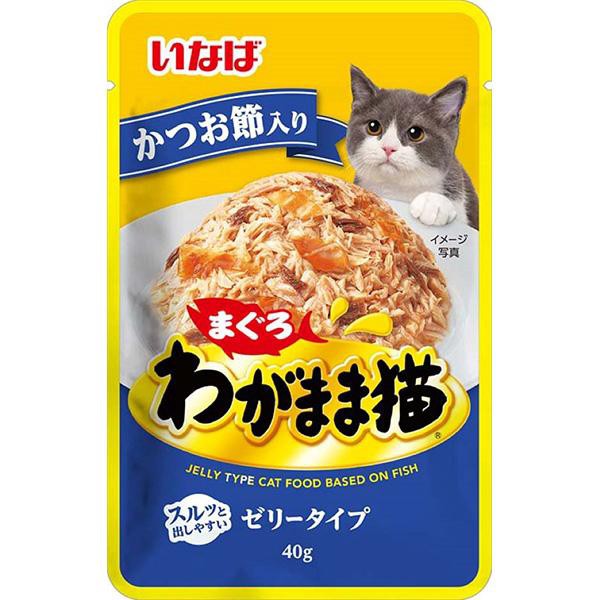 いなばペットフード わがまま猫 まぐろパウチ かつお節入り 40g 返品種別b の通販はau Pay マーケット Joshin Web 家電 Pc ホビー専門店