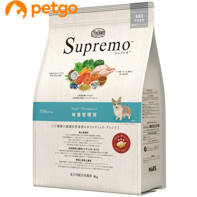 他サイト： ニュートロ シュプレモ 体重管理用 4kgの商品画像