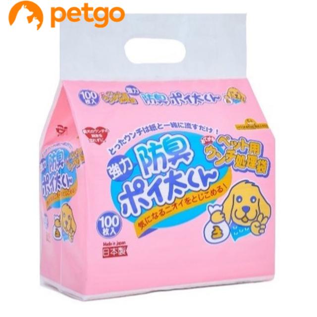 他サイト： ペット用 ウンチ処理袋 強力防臭 ポイ太くん 100枚入の商品画像