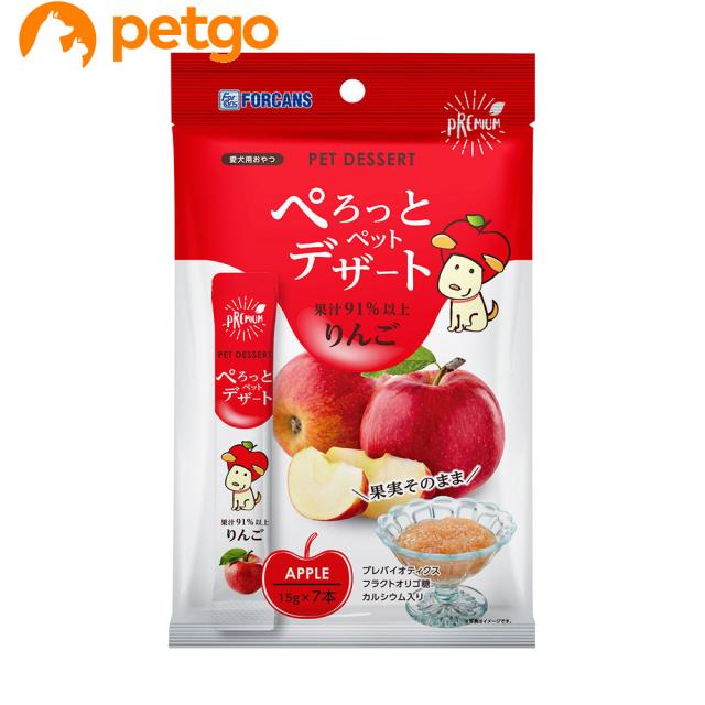 他サイト： フォーキャンス ぺろっとペットデザート リンゴ 15gx7本の商品画像