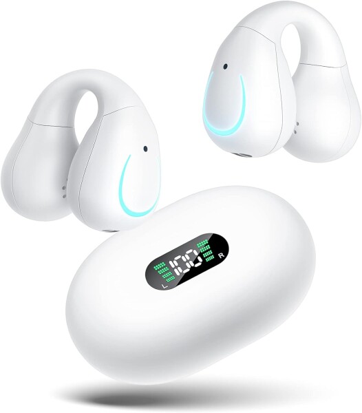 他サイト： 耳を塞がないイヤホンイヤホン bluetooth 骨伝導イヤホン の革新 Erssimo イヤホン ワイヤレスイヤホン blueの商品画像