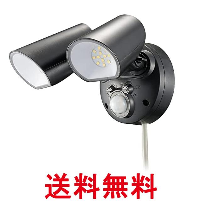 他サイト： オーム電機 LS-AS2000K4-K 06-4288 monban LEDセンサーライト 人感センサー 2灯 屋外 2000lの商品画像