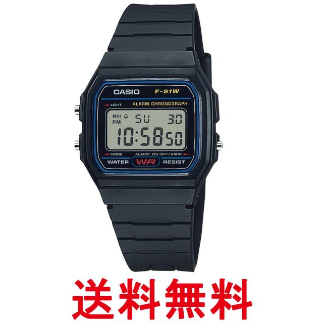 他サイト： カシオ F-91W-1JH ブラック 腕時計 カシオ コレクション メンズ CASIO 送料無料の商品画像