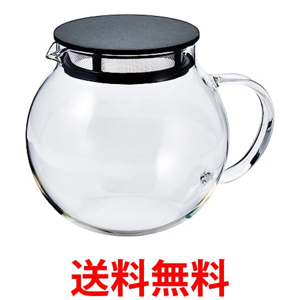 他サイト： ハリオ JPL-60-B ジャンピングリーフポット ブラック 600ml 日本製 HARIO ティーポット 丸型   食洗機対応の商品画像