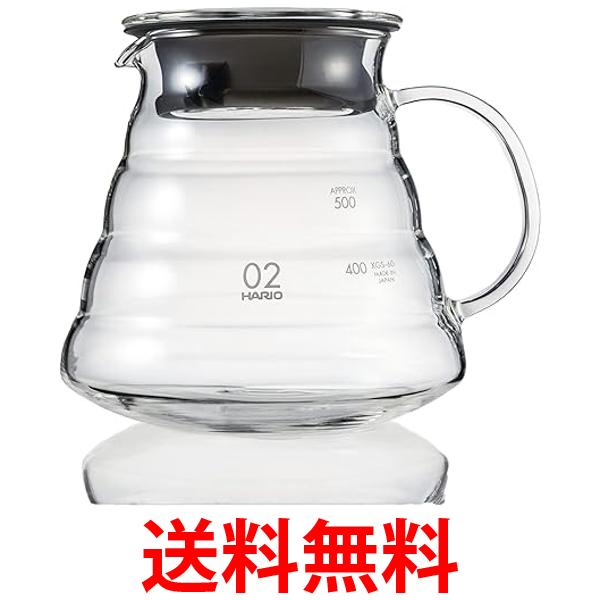 他サイト： ハリオ XGSR-60-TB V60 レンジサーバー 600 クリア コーヒーサーバー  2~5杯用 600ml HARIO 送の商品画像