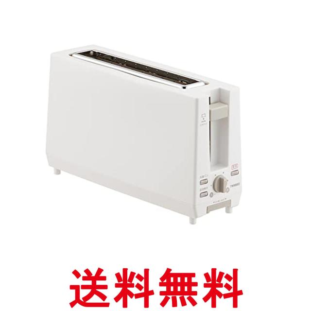 他サイト： ツインバード TS-D404W ホワイト ポップアップトースター 2枚焼き 縦型 小型 薄型11cm 冷凍パンモード搭載 TWIの商品画像