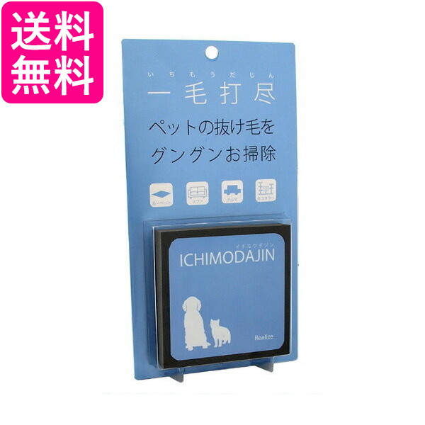 他サイト： リアライズ 一毛打尽 いちもうだじん ペット 抜け毛 掃除用品 カーペット ソファ 車 毛布 掃除ブラシ 01002  送料無料の商品画像