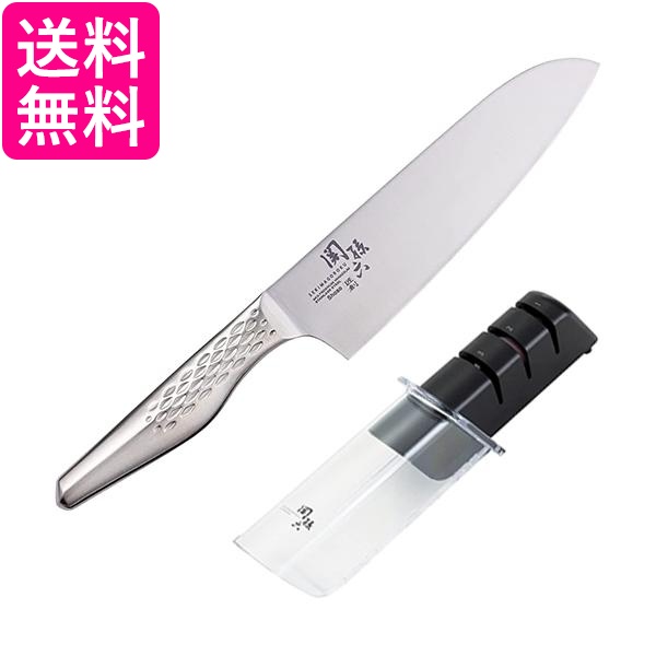 他サイト：  関孫六 三徳包丁と 包丁研ぎのセット 貝印 匠創 165mm AB5156 ダイヤモンド & セラミック シャープナー AP0の商品画像