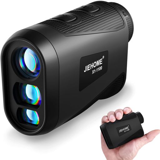 他サイト： JIEHOME ゴルフ距離計 ゴルフレーザー距離計 1000M/1093YD対応 ミニ超軽量距離計 0.05S高速読取り 高低差の商品画像
