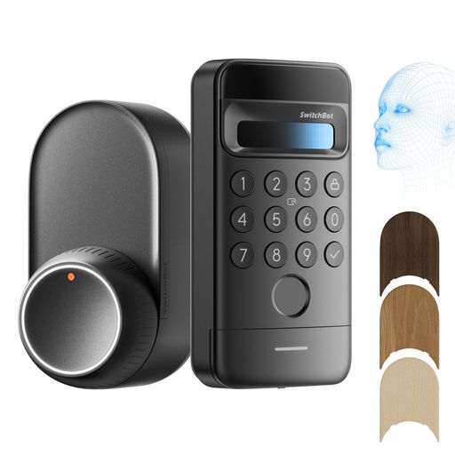 他サイト： SWITCHBOT スマートロック ULTRA 顔認証パッド 指紋認証 - スイッチボット 暗証番号 鍵 スマートキー ドアロッの商品画像