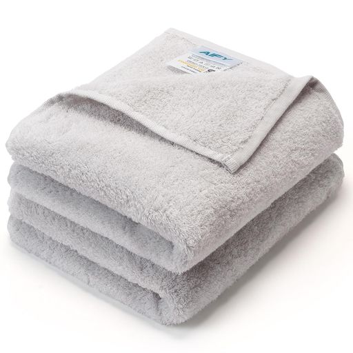 他サイト： AIFY リゾートタオル 無撚糸フェイスタオル 4枚セット 綿100% ふわふわ 厚手 速乾 吸水 ホテル仕様 長持ち 肌にやさの商品画像