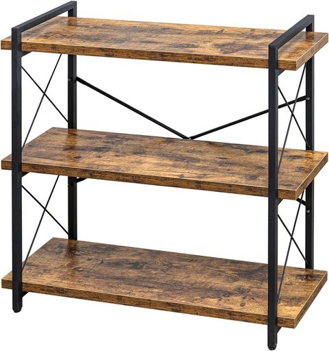 他サイト： HCHQHS オープンラック オープンシェルフ 3段 幅90 木製 収納 棚 おしゃれ 本棚 オープンラック キッチンラック リの商品画像